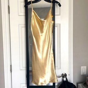 Rat & Boa Sofia Gold Dress